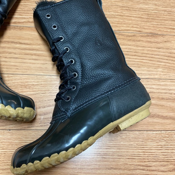 Sporto Winter Boots black duck boots steel shank size 6 women - Picture 2 of 9